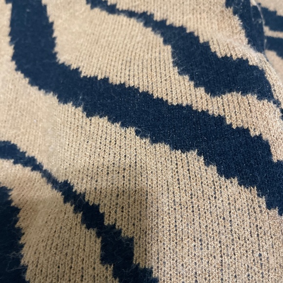 Leith animal print long cardigan sweater Sz xxsmall - Picture 7 of 10